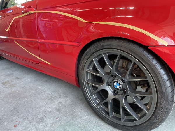 BMW 330 CI  カブリオレ　リメイク鈑金塗装サムネイル