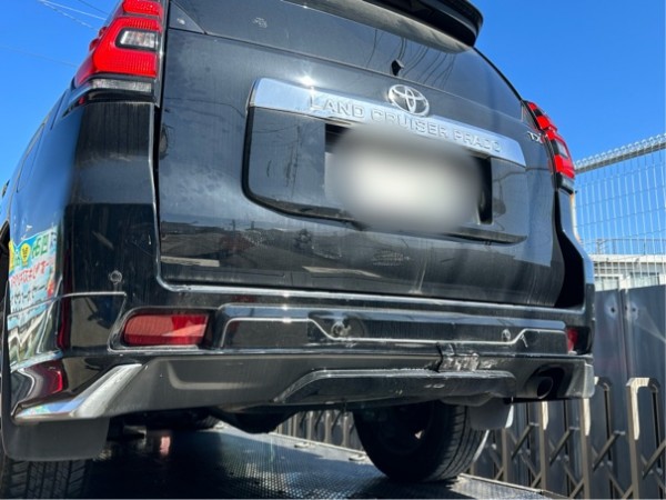 トヨタ　ランクル　プラド追突事故保険修理サムネイル