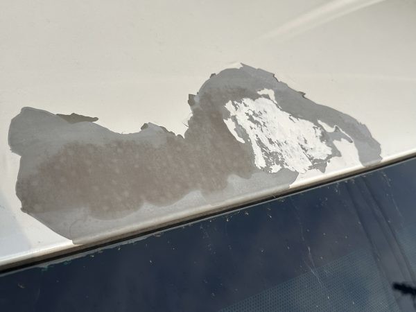 所沢からですヴェルファイア塗装剥がれ修理サムネイル