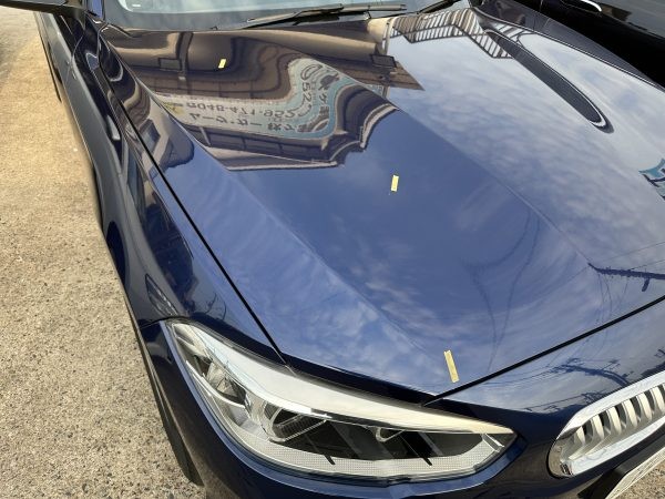 ボンネット飛び石タッチペン修理BMWサムネイル