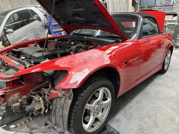 劣化です塗装剥がれS 2000サムネイル